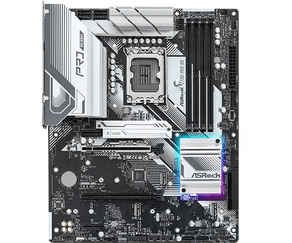 ASRock Z790 Pro RS LGA1700 ATX Motherboard | 90 - MXBK40 - A0UAYZ - Vektra Computers LLC ASRock Z790 Pro RS LGA1700 ATX Motherboard | 90 - MXBK40 - A0UAYZ - Vektra Computers LLC